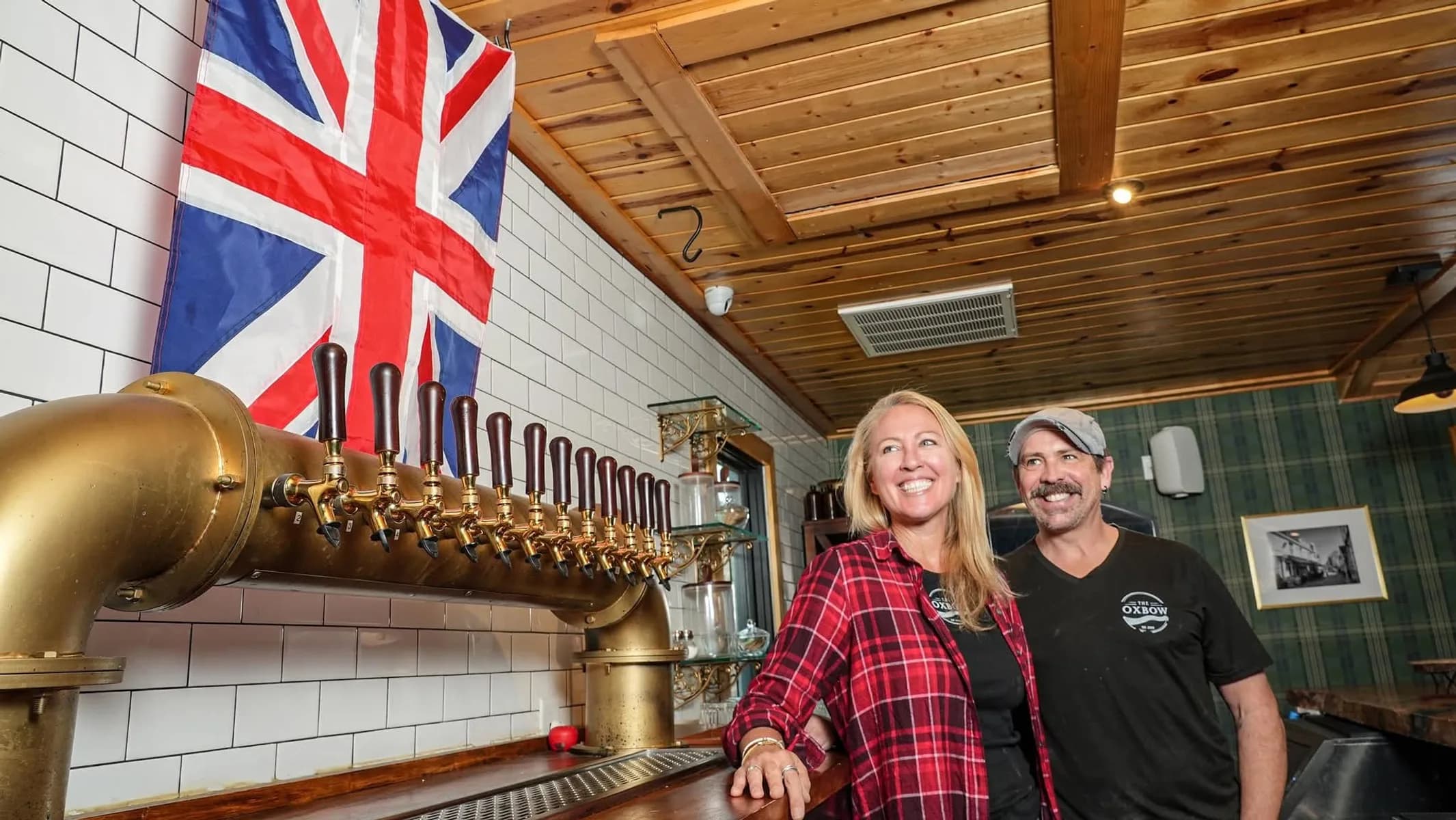 Ray and Alyssa, the owners of The Oxbow