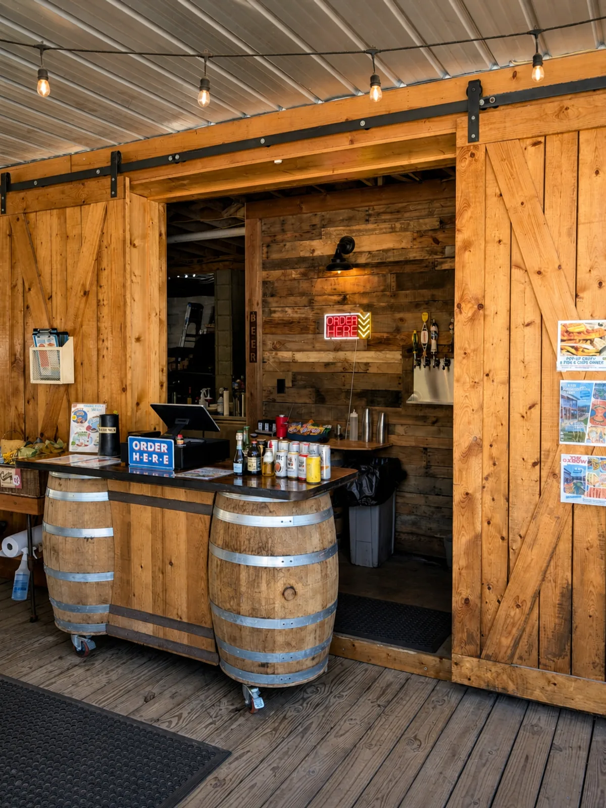 The downstairs bar at The Oxbow