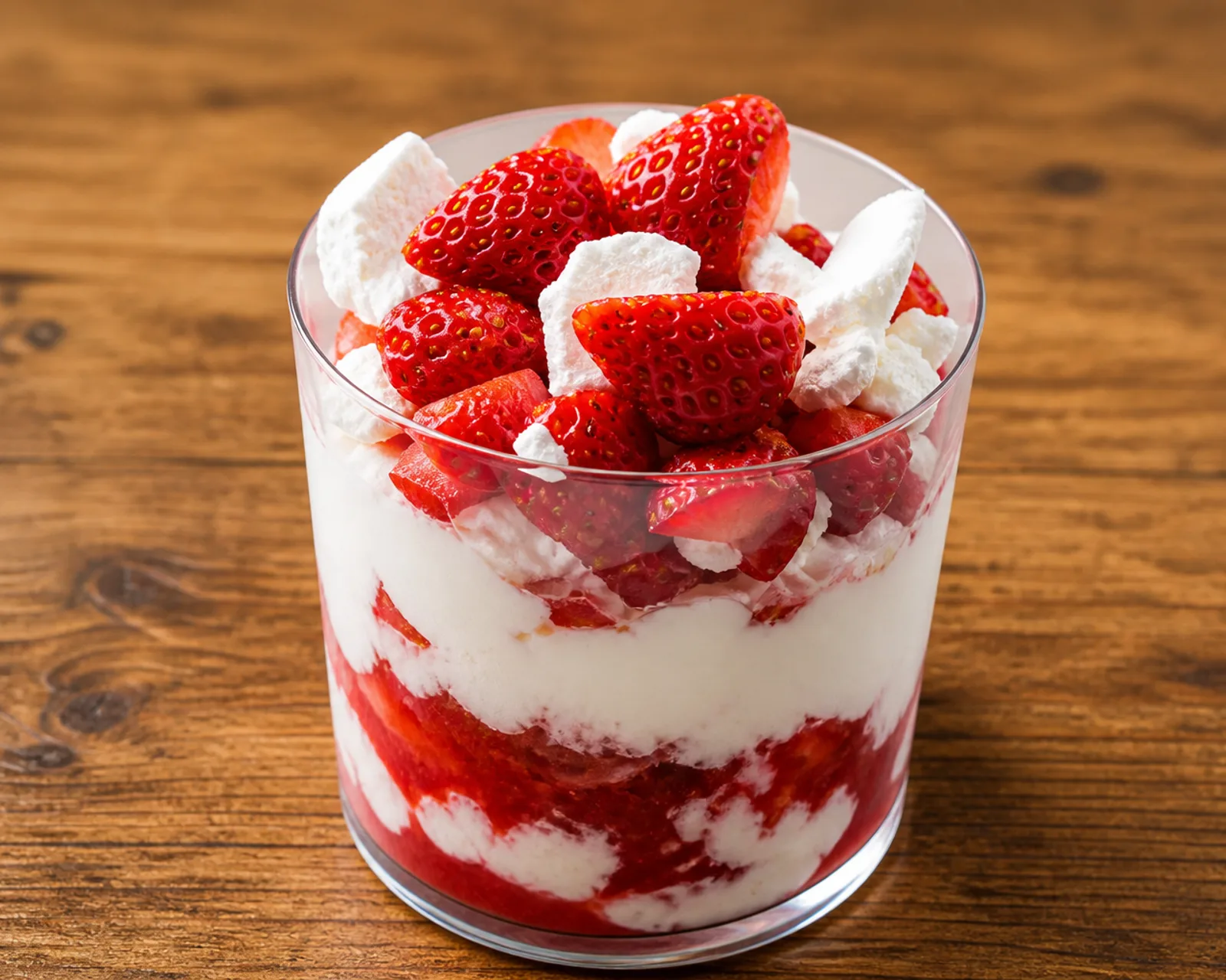 Eton mess in a glass