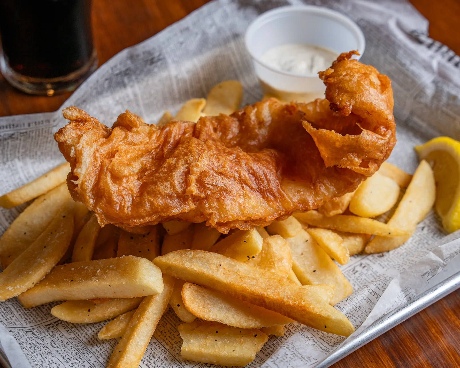 Fish and chips — our signature